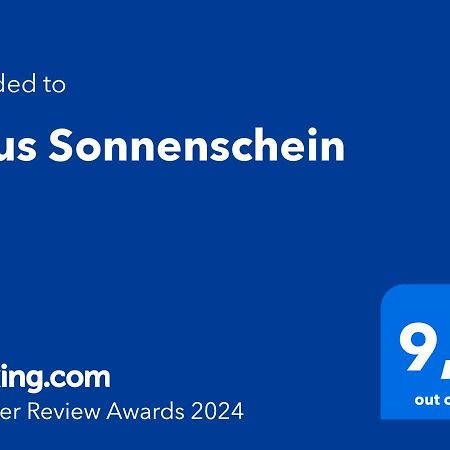 Haus Sonnenschein Apartman Witten Kültér fotó